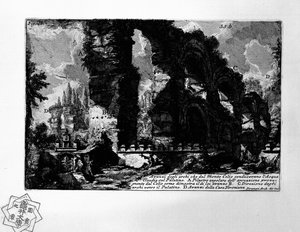 Aquädukt des Claudius von Giovanni Battista Piranesi